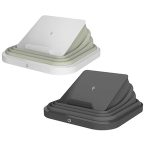 Foldable Portable 15W Wireless Charging Night <b>Light</b> Touch Control <b>LED</b> Desk Lamp Battery Powered <b>USB</b> - Product Image 1