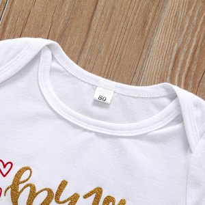 ชุดเดรสเด็กแรกเกิด ชุดเสื้อผ้าเด็กผู้หญิง ชุดวาเลนไทน์ ชุดเดรสเด็กและชุดรอมเปอร์ขายส่ง - Product Image 3