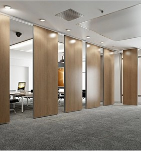 Modular văn phòng gấp <span class=keywords><strong>PVC</strong></span> của nhãn hiệu phân vùng bức tường di động cách âm phân vùng Tường Nội Thất ráp trượt chia phòng - Product Image 2