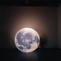 Ballon gonflable géant personnalisé en forme de lune, planète, ou boule, pour décoration de fête