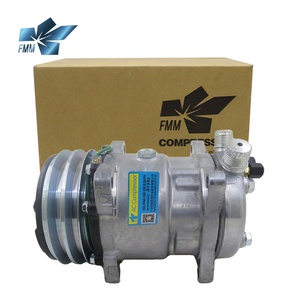 Compresseur AC 508 SD508 5h14 pour tracteur, excavatrice, camion lourd 12V 24V avec poulie à courroie trapézoïdale à 2 rainures - Product Image 1