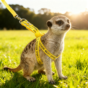 Arnés y Correa Ajustables <span class=keywords><strong>para</strong></span> Mascotas, Anti-Escape, de Nailon, <span class=keywords><strong>para</strong></span> Paseo y Entrenamiento al Aire Libre, <span class=keywords><strong>para</strong></span> Suricatas, Hurones y <span class=keywords><strong>Conejos</strong></span> - Product Image 5