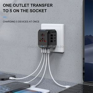 3USB+<b>type</b> <b>c</b> 3A 4-port Quick Charger Universal Android Phone Wall Charger for IPhone15 14 Multi-port Travel Quick Charger - Product Image 5