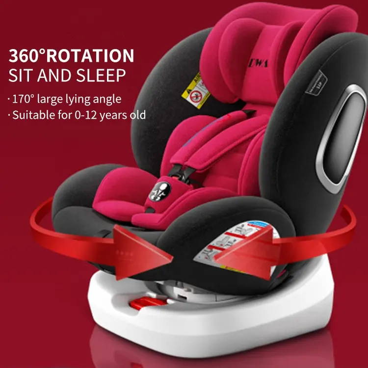 High Quality Factory Design Newborn 9-36kg Kid Car Safety Seat 360 Free Rotating Safety Belt Child Baby Car Seat