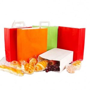 2026 New RC Large Brown No Handles Takeaway Paper <b>Bags</b> for Bread Fruits Vegetables Sandwich Grocery Paper <b>Bag</b> - Product Image 3