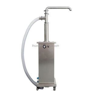 Remplisseuse semi-automatique certifiée CE pour base de fondue chinoise/sauce chili, plage de remplissage 50-1000 ml, trémie 40 L, acier inoxydable 304 - Product Image 3