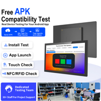 Tableta Android Comercial de 10.1 Pulgadas con Rockchip, Nueva Pantalla Táctil de Montaje en Pared con Batería, WiFi 6, Cámara y Micrófono