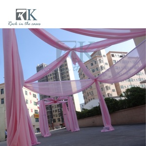 Elegant Drape Partition with Detachable Frame Pipe Kit and Drape for Wedding Decoration - Product Image 3