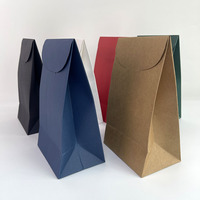 Sac en papier kraft auto-scellant de haute qualité, épaissi, personnalisé, pour cadeaux, snacks, bijouteries et emballages de boutique