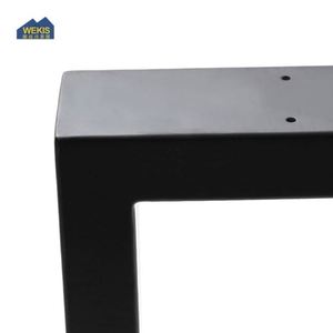 Heavy Duty Metal Square <b>Table</b> <b>Legs</b> Modern Design Black Powder Coated for Living Room Kitchen Dining DIY Furniture - Product Image 3