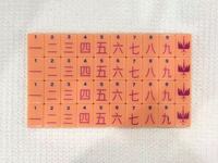 En stock – Nouveauté 2026 – Jeu de Mahjong américain de luxe en acrylique série Orange – Édition Joker portable pour 4 joueurs – Jeu de divertissement et de loisirs
