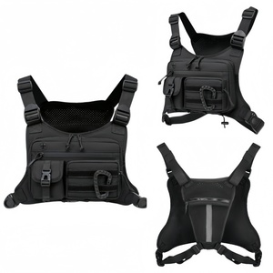 บริการ OEM รับทำโลโก้ กระเป๋าคาดอกอเนกประสงค์แบบปรับได้ กันน้ำ สำหรับผู้ชายและผู้หญิง พร้อมซิป EDC ปิดสนิท ทนทาน - Product Image 2