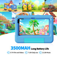 Tablette éducative Android 7 pouces B7K OEM pour enfants, 12 Go + 64 Go, tablettes éducatives pour étudiants