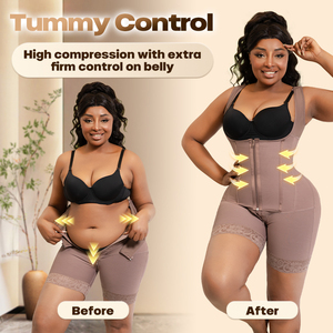 Giai đoạn 2 fajas colombianas tráng BBL bài operative bodysuit Shapewear fajas corset giảm béo cơ thể Shaper giảm béo vỏ bọc - Product Image 2