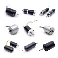 Moteur à engrenages CC à faible bruit, personnalisé, 12V 24V, 24mm 28mm 36mm 42mm, avec réducteur planétaire BLDC sans balais pour appareils électroménagers
