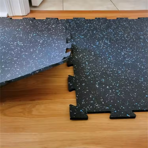 Modular nhà nhỏ gọn phòng tập thể dục sàn gạch không gian tiết kiệm EPDM cao su mat với chống trượt Tính năng cho nhà bếp và trường học ứng dụng - Product Image 2