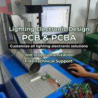 Lámpara de Escritorio con Control de Botones y 3 Años de Garantía, Solución de Diseño PCBA, Placa de Circuito LED, Fabricante de PCBA para Lámparas Personalizadas