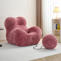 Canapé de luxe nordique, fauteuil simple créatif et tendance, idéal pour salon et balcon
