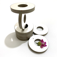 Anneaux en céramique piézoélectriques matériels de PZT-8 de 50*17*6mm pour le transducteur de soudure ultrasonore