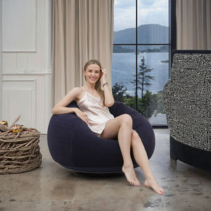 Amity Japanese Design Foldable Fabric Modern PVC Lazy <b>Bean</b> <b>Bag</b> Sofa for Outdoor Travel Camping Leisure & Terrace Use - Product Image 2