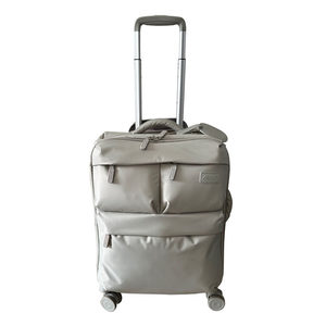 Maleta <span class=keywords><strong>de</strong></span> <span class=keywords><strong>Viaje</strong></span> Moderna <span class=keywords><strong>de</strong></span> Lujo <span class=keywords><strong>de</strong></span> 20 Pulgadas, Fabricada en Mezclilla, Ultraligera, Resistente al Desgaste, con Múltiples Bolsillos, Impermeable y con Ruedas Silenciosas - Product Image 1