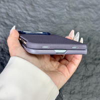 Étui de téléphone en tissu PU ultra fin L200, accessoires pour iPhone Duo, protection antichoc OEM