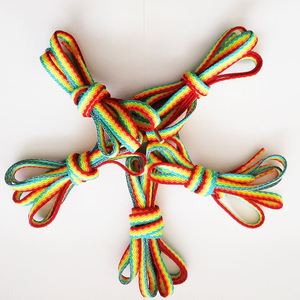 Cordones de Zapatos 3D con Eslabones de Plástico de 8mm de Ancho, Cordones de Dos Colores para Zapatos - Product Image 3