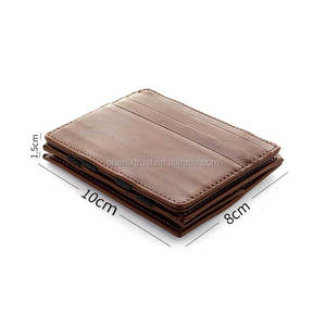 ओएम ओडम कस्टम यूरो जीनेटो बड़े सिक्के जेब बटुए के साथ वास्तविक चमड़े के बाइबिल डिजाइनर जादू वॉलेट - Product Image 5