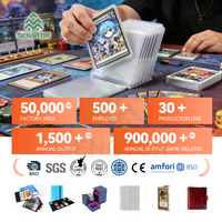 Protège-cartes de jeu professionnel personnalisé haute définition pour collection de cartes sportives, anime et magiques