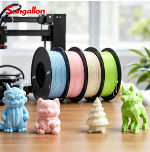 Filamento PLA Mate Personalizado al por Mayor de Sungallon, 1.75mm, Filamento para Impresora 3D, Temperatura de Impresión 220C, Buena Fluidez, Baja Contracción - Product Image 3