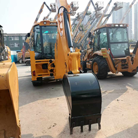 Chargeuse-pelleteuse JCB 3CX 4x4 d'occasion, faible consommation de carburant, haute performance, modèle ECO Sitemaster, pour la construction