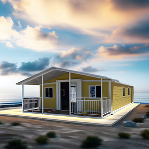 Casa Contenedor de Acero con Panel Sándwich, Diseño Modular Expandible, Impermeable y Transpirable, Villa Moderna para Uso en Apartamentos al Aire Libre - Product Image 3