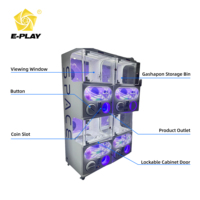 Máquina expendedora de juguetes cápsula Eplay, mini máquina expendedora de chicles, enchufe universal, máquina Gachapon de autoservicio, caja sorpresa operada con monedas