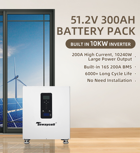 Inversor Tewaycell todo en uno 10KW 51,2 V 300Ah 15KWH Sistema de almacenamiento de energía solar ESS móvil - Product Image 2