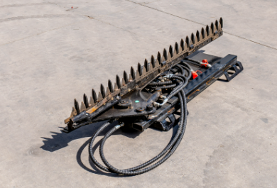 hedge trimmer for mini skid loader attachment