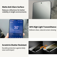 Film de protection d'écran en hydrogel TPU mat doux, anti-reflet HD, transparent, couverture intégrale, confidentialité, incassable, sans bulles, 4 couches, pour tous les modèles