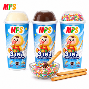 3 in 1 CHOCOLATE DIP CUP <strong>MILK</strong> FLAVOR BISCUIT <strong>STICK</strong> + CHOCOLATE/<strong>MILK</strong> + CANDY - Product Image 1