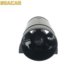 Ventilador de escape Seacar, ventilador axial de montaje en pared, aspas de plástico, negro, eléctrico, para uso marino en embarcaciones. - Product Image 1