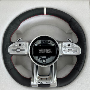 Volante Deportivo de Cuero Mejorado con Marca Roja para <span class=keywords><strong>Mercedes</strong></span>-Benz CLS GLC GLE GLS <span class=keywords><strong>GLA</strong></span> CLA GLK SLC W204 W205 W212 W221 W222 - Product Image 4