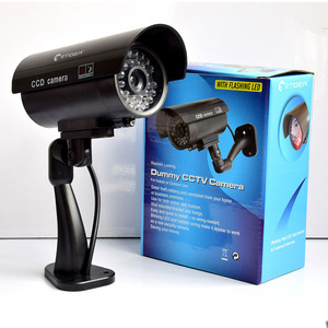 Outdoor Led Bullet Surveillance Speed Fake Mini Dummy Security Fake CCTV Camera - Product Image 3
