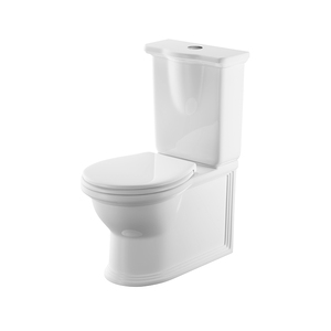 Toilettes de style <span class=keywords><strong>rétro</strong></span> en céramique <span class=keywords><strong>WC</strong></span> Pan Deux pièces Toilettes sanitaires Toilettes classiques sans rebord pour salle de bain - Product Image 1