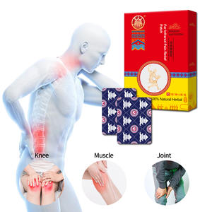 리지탕 공장 가격 중국 제조업체 천연 허브 통증 패치 무릎 통증 석고 베스트 셀러 무릎 허브 근육통 패치 - Product Image 1