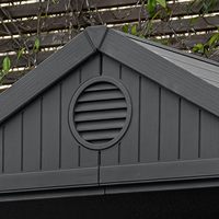 Petit abri de jardin extérieur, remise à outils verrouillable pour le rangement des équipements de jardin, de patio et de pelouse
