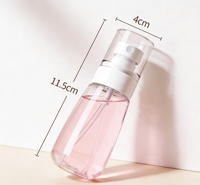 Petites bouteilles de lotion vides avec pompe pour le voyage, 50, 60, 100 ml, PET rose, bleu foncé, contenants d'emballage cosmétique