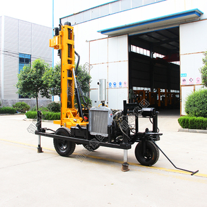 แท่นขุดเจาะน้ำแบบไฮดรอลิกเต็มรูปแบบ พร้อมล้อและระบบลม, เครื่องขุดเจาะ<span class=keywords><strong>น้ำ</strong></span>, แท่นขุดเจาะน้ำใต้ดิน - Product Image 5