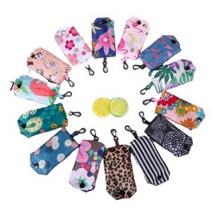 Heavy Duty Expandable Folding Eco-Friendly Recyclable Reusable Polyester Foldable Customizable Color Fashion Large Grocery - Product Image 4