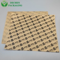 Fettdichtes Einwickelpapier Bedruckt für Lebensmittelservice Bäckerei Burger Deli Verpackung Individuelles Branding Hersteller