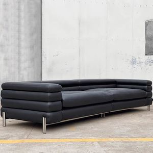 Moderno diseño creativo <span class=keywords><strong>mil</strong></span> capas pastel cuero sofá Simple luz lujo Acero inoxidable pies para hoteles salas de estar Villas - Product Image 2