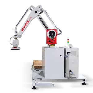 Palettiseur robotique mobile <span class=keywords><strong>de</strong></span> 50kg Machine à empiler électrique automatique pour boissons alimentaires avec clôture <span class=keywords><strong>de</strong></span> sécurité - Product Image 3