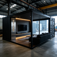 Maisonnette modulaire préfabriquée économique pour salon, en kit